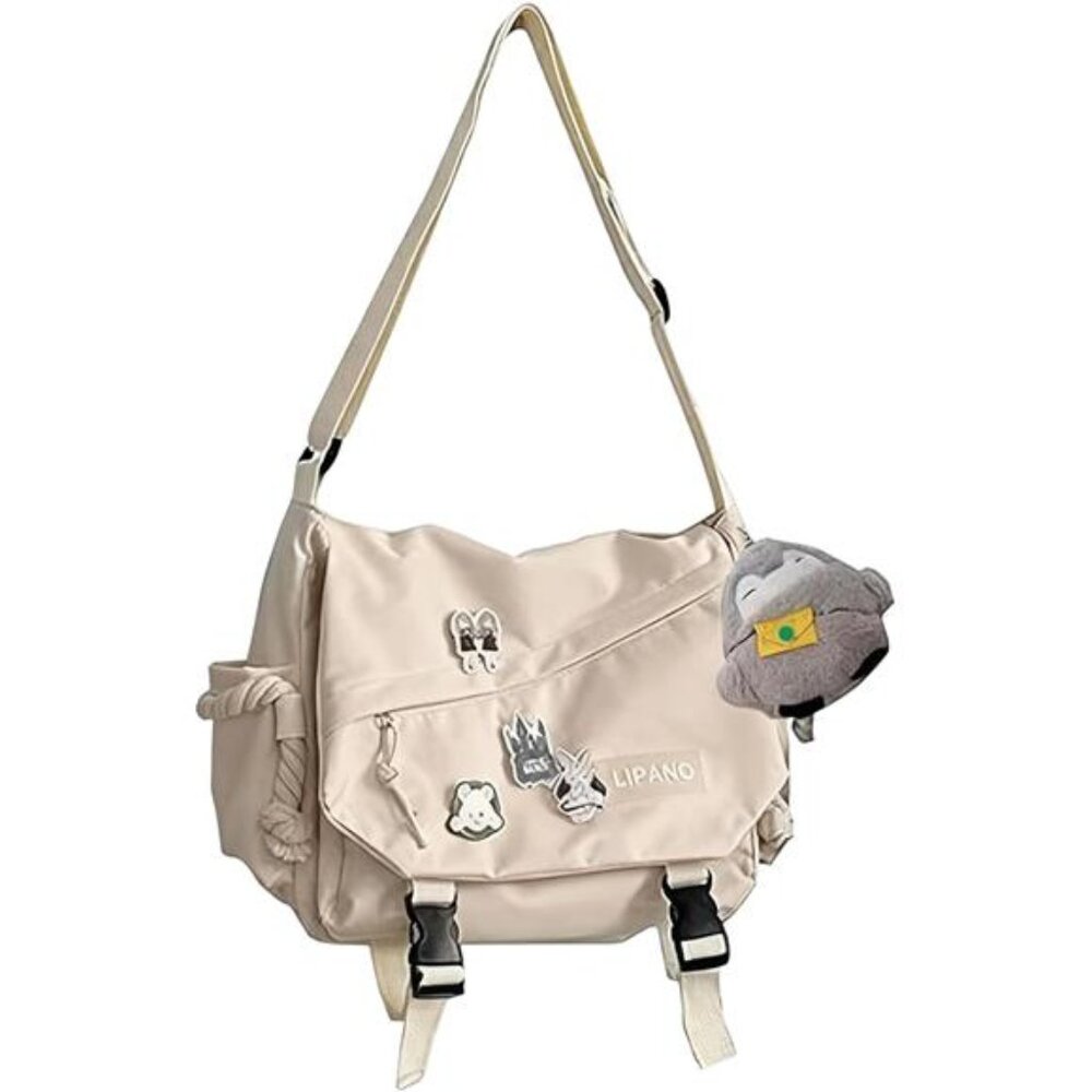 Cute Crossbody Bag Japanese Kawaii Messenger Bag Nylon Shoulder Bag for Women Me